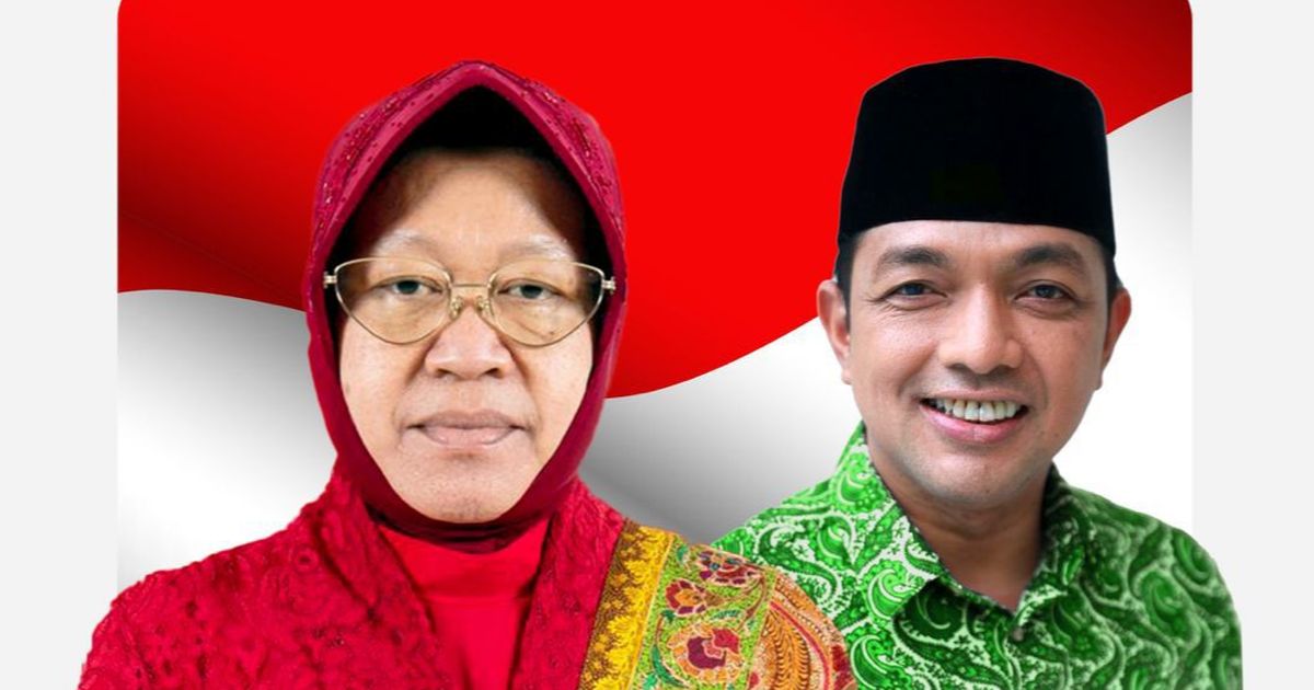 PDIP Putuskan Usung Risma-Gus Han Maju Pilkada Jatim, Lawan Khofifah-Emil Dardak