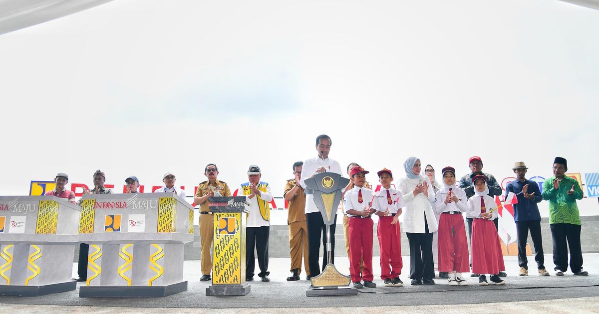 Telan Anggaran Rp3,5 Triliun, Sederet Manfaat Bendungan Leuwikeris yang Diresmikan Jokowi