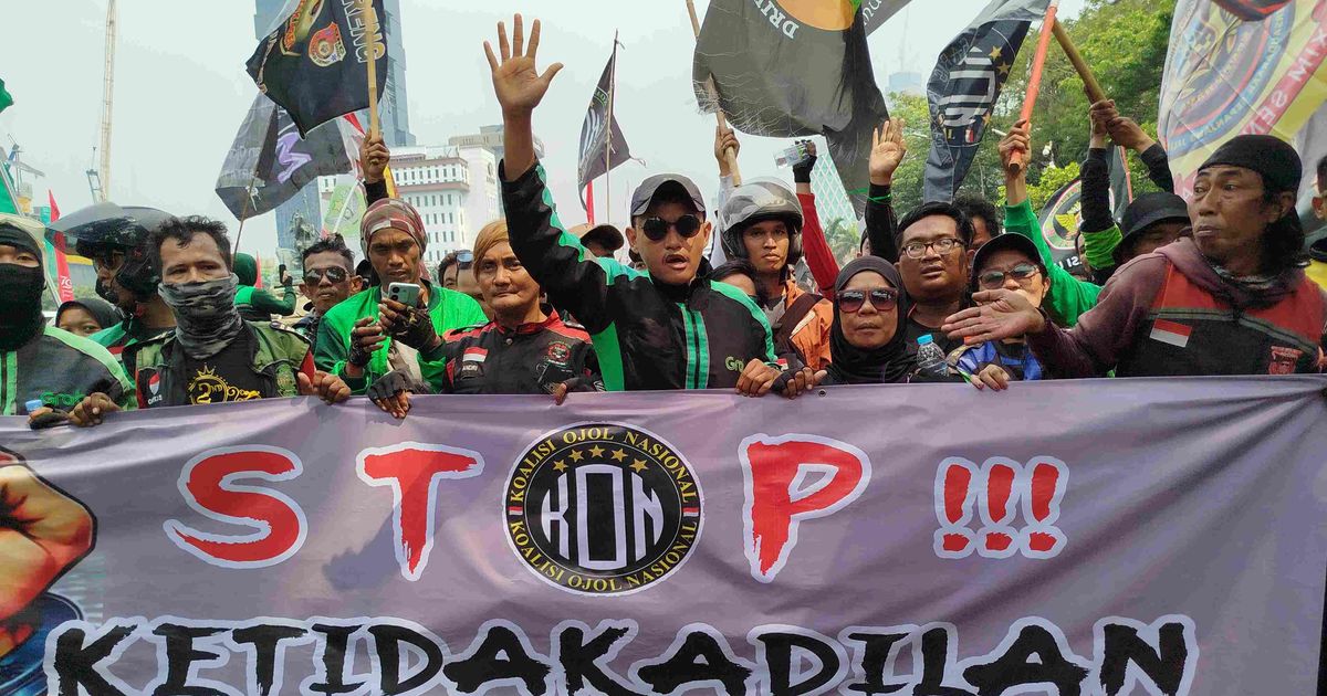 Tuntutan Demo Ojol ke Pemerintah: Revisi Aturan Tarif Layanan hingga Payung Hukum Pengemudi