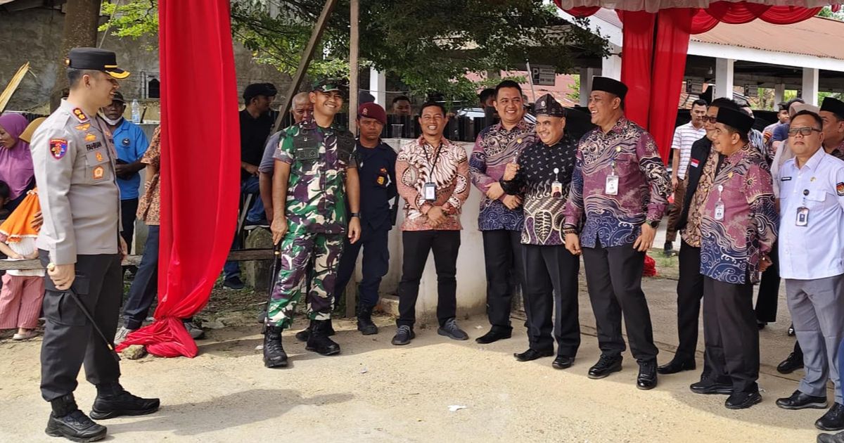 AKBP Fahrian Pantau Pengamanan Pendaftaran Calon Kepala Daerah Inhu