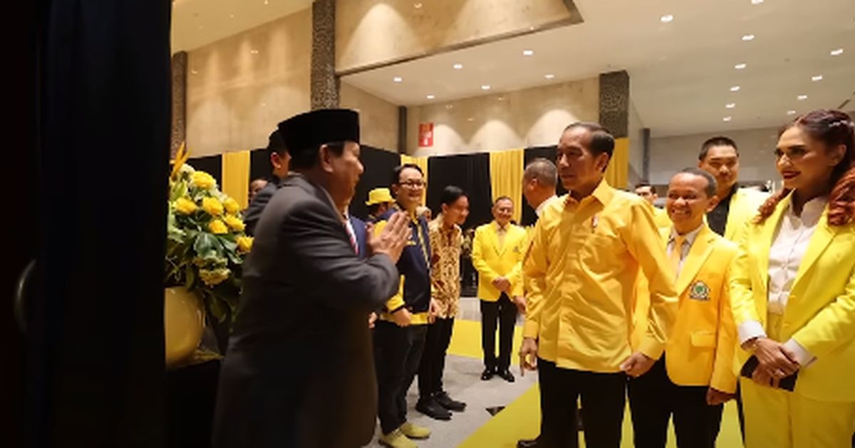 Canda Jokowi Ditanya Bakal jadi Kader Golkar: Lha Katanya jadi Ketua, Dewan Pembina, Ah!