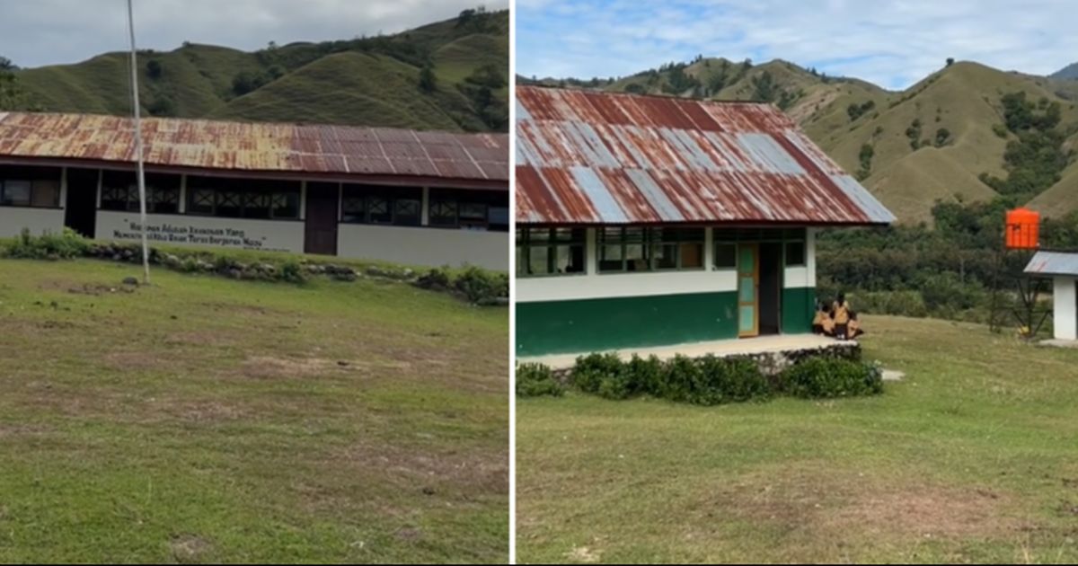 Pria Ini Perlihatkan Sekolah Dasar di Toraja dengan Pemandangan Indah di Sekitarnya, Bikin Warganet Takjub