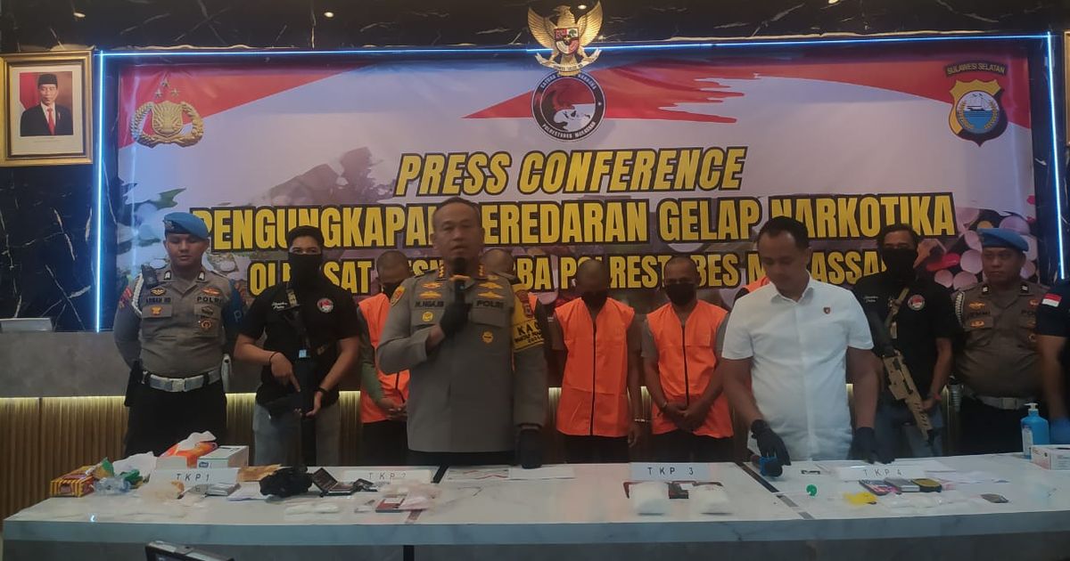 Jaringan Pengedar Sabu Dibekuk, Disembunyikan Dalam Bungkus Jajanan Cokelat