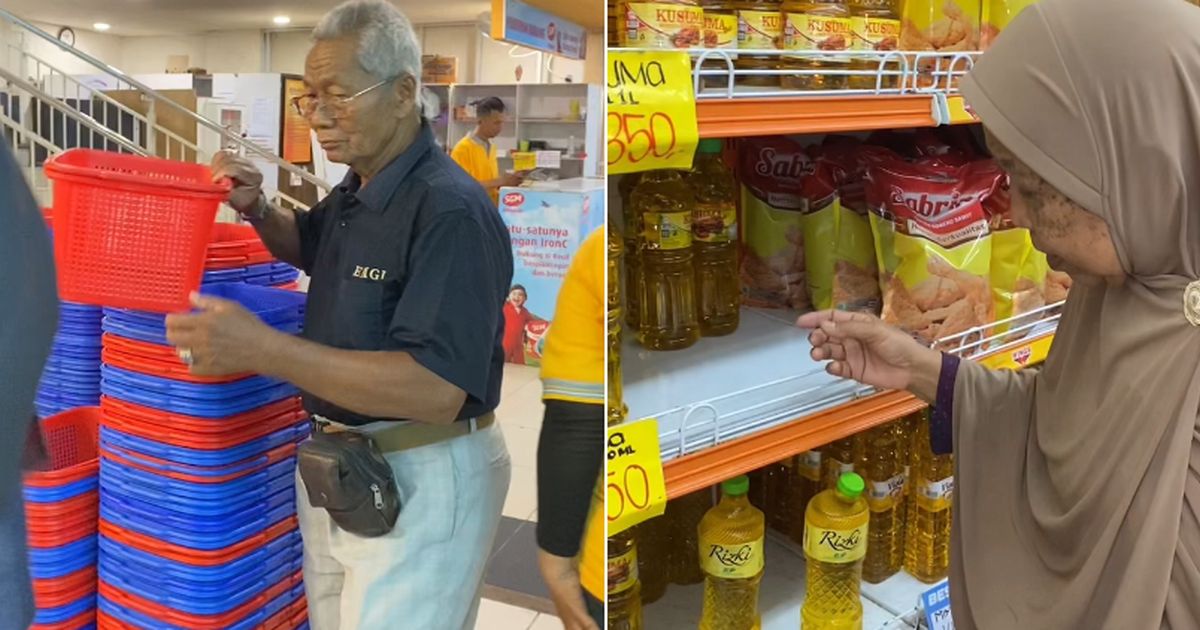 Viral Momen Wanita Ajak Kakek dan Neneknya Belanja Bareng hingga Makan Bersama, Penuh Kebahagiaan