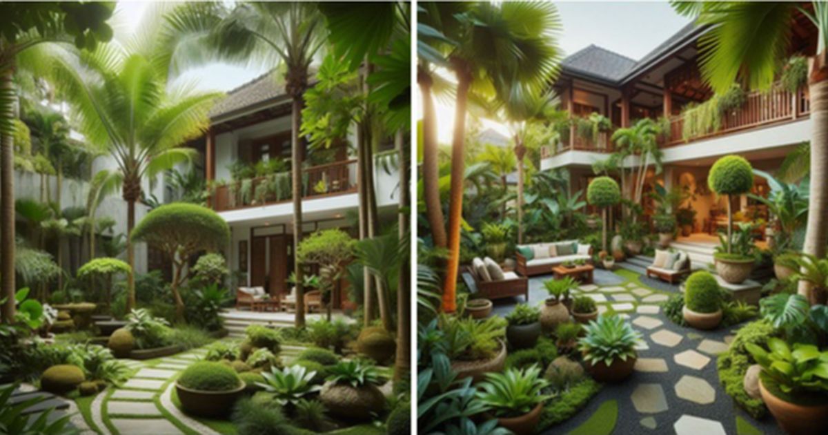 Bikin Rumah Lebih Adem, Ini 8 Desain Taman Tropis Minimalis yang Cocok untuk Pecinta Alam