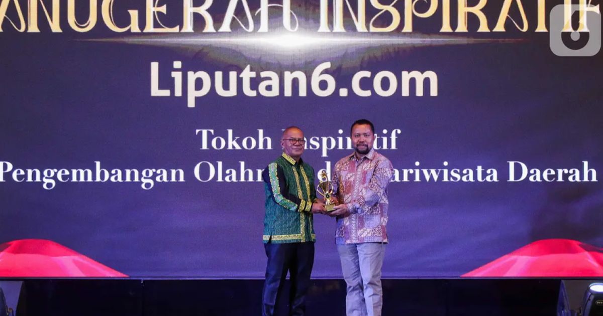 Naikkan Ekonomi Daerah, Bupati Paser Raih Penghargaan dari Liputan6.com