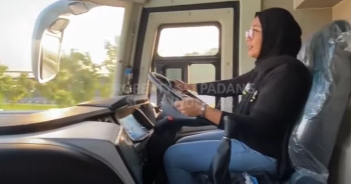 Si Cantik Laki Banget, Ini Sosok Sopir Bus AKAP Bikin Betah Penumpang