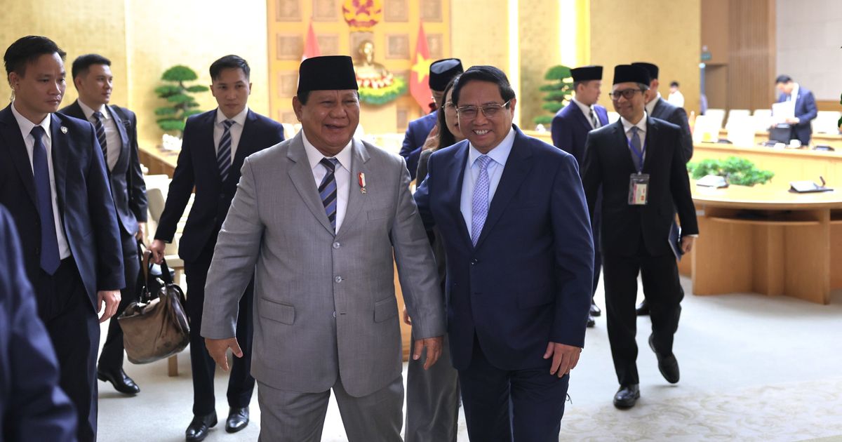 Prabowo Temui PM Vietnam, Ungkap Kekaguman atas Perjuangan Kemerdekaan