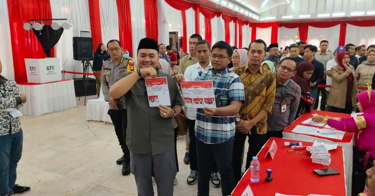 KPU RI Gelar Simulasi Pemungutan Pilkada Paslon Tunggal di Maros