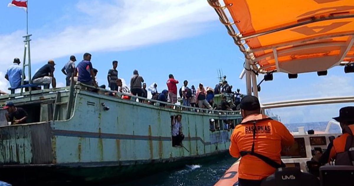 Kapal Mati Mesin di Perairan Wakatobi, 73 Penumpang Berhasil Dievakuasi