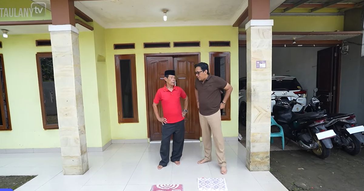 Adem dan Asri, Begini Potret Rumah Mewah Haji Malih Halamannya Luas