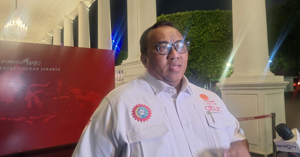 Bertemu Jokowi di Istana, Presiden KSPSI Andi Gani Yakin Tak Ada Keppres Penggantian Ketum Kadin