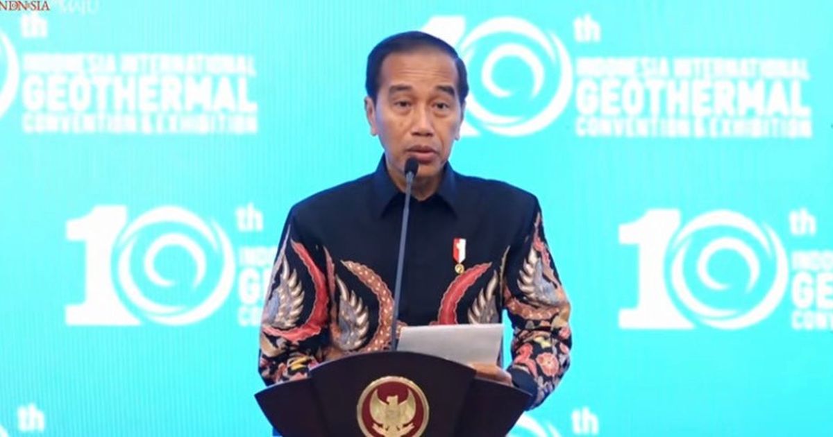 Jokowi: Lamanya Waktu Perizinan Memulai Konstruksi Energi Panas Bumi, Jadi Problem Investor