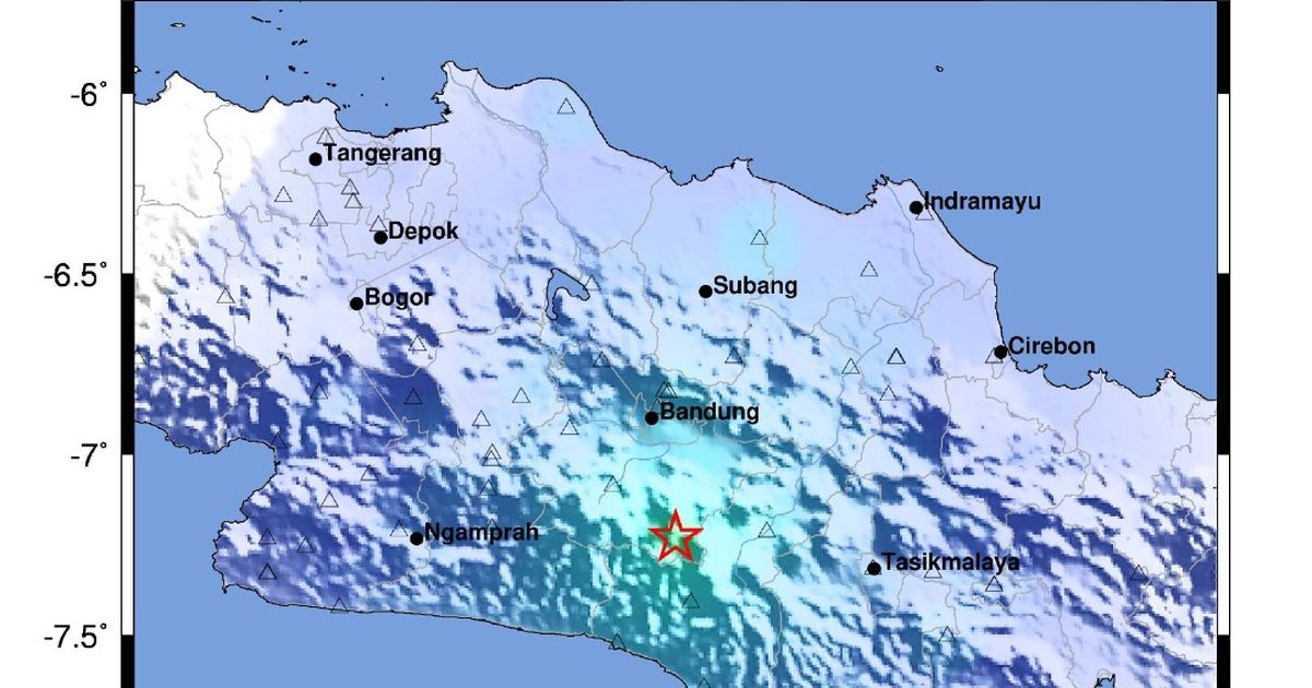 Ternyata Ini Pemicu 21 Kali Gempa di Bandung Barat hingga Garut Rabu Pagi