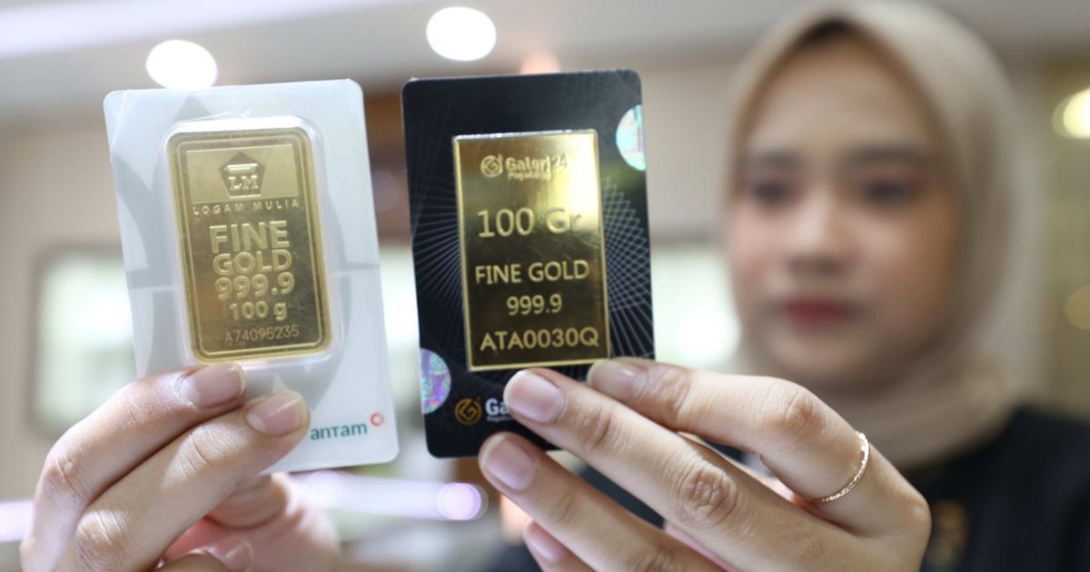 Harga Emas Antam Turun Rp10.000 per Gram, Cek Lengkapnya di Sini