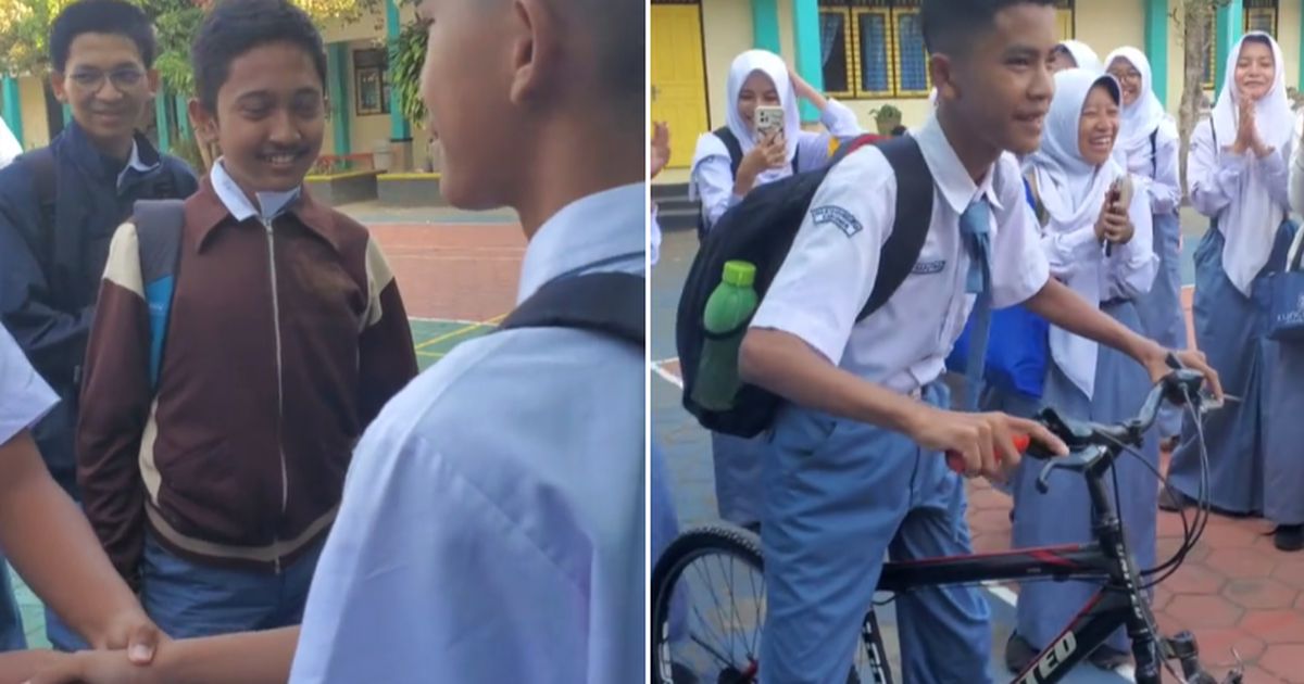 Kisah Romsi, Siswa SMA di Kebumen Dapat Sepeda dari Teman-temannya kini Dapat Hadiah Kambing dari Warganet