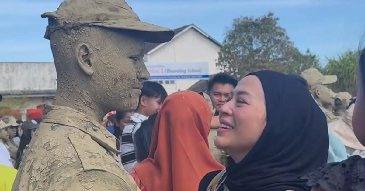 Tangis Haru Shanty Denny Bertemu Putranya yang Kini Sekolah Semi Militer