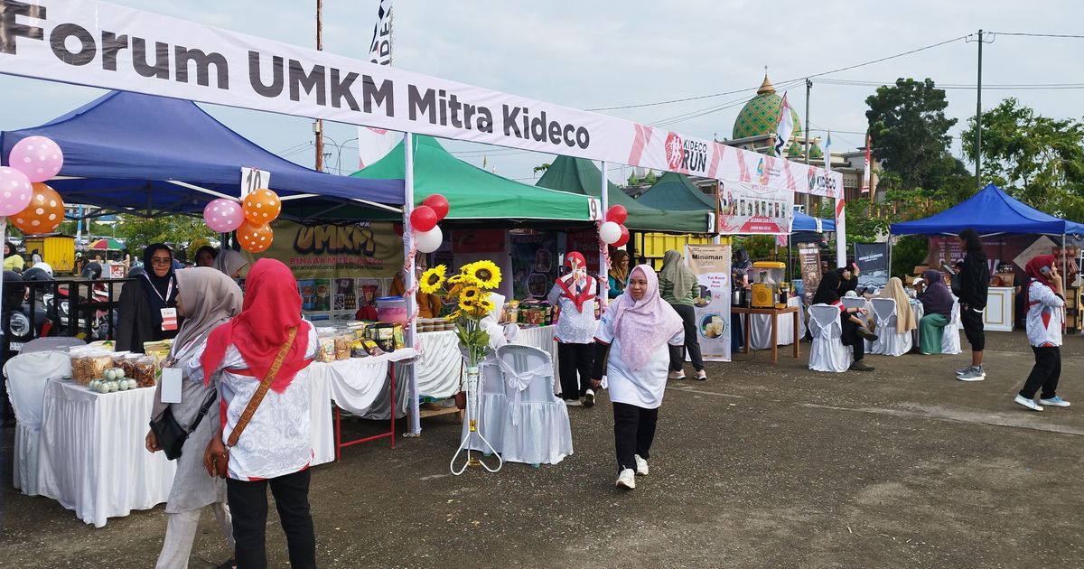 Gelaran Kideco Run di Kabupaten Paser Bantu Perekonomian Pelaku UMKM