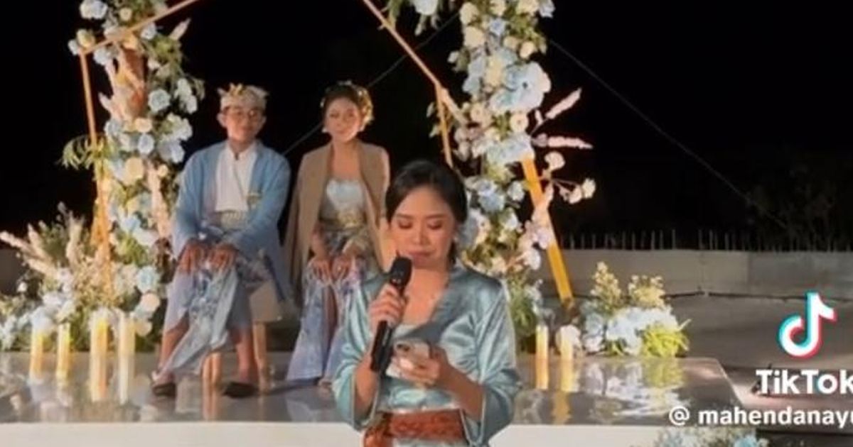 14 Tahun Bersahabat, Momen Wanita Beri Wedding Speech di Pernikahan Sahabatnya Ini Bikin Haru