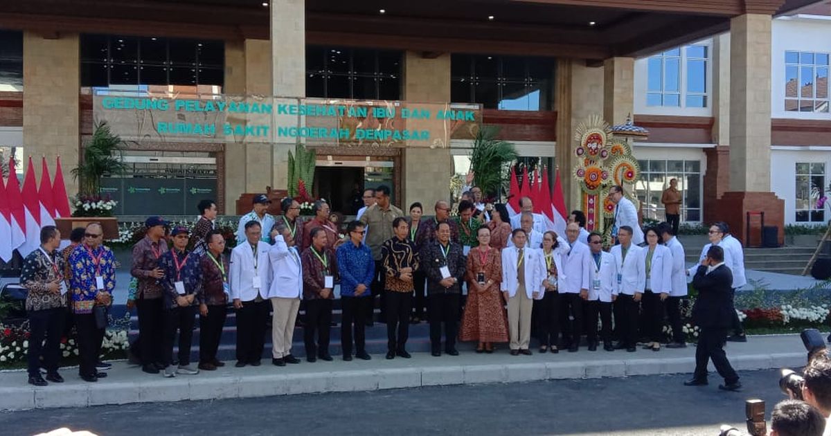 Puji RS I.G.N.G. Ngoerah Bali Mirip Hotel Bintang 5, Jokowi: Ini akan Kurangi Kematian Ibu & Anak