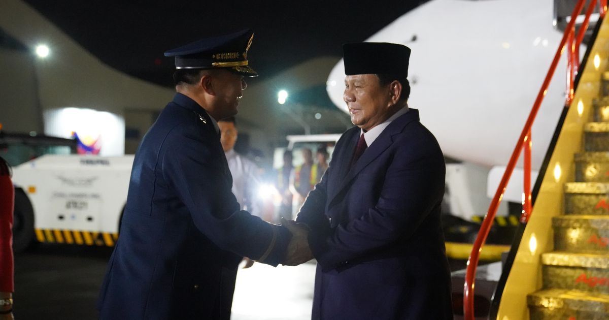 Tiba di Filipina, Prabowo Bakal Lakukan Pertemuan dengan Presiden Marcos Jr