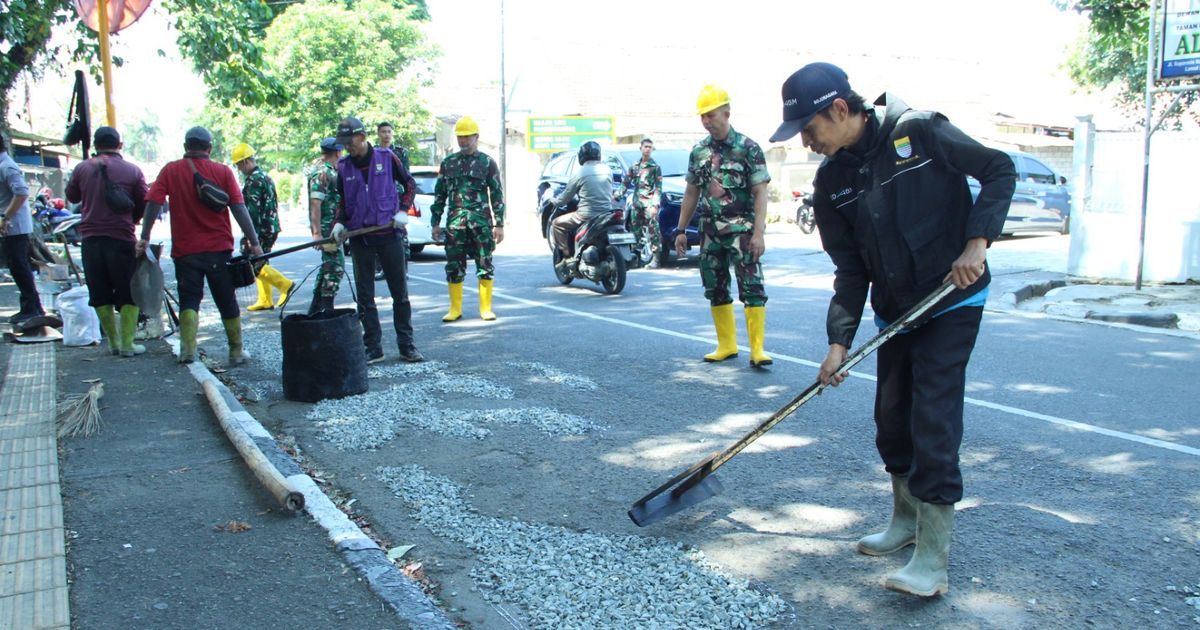 Lanud Husein Sastranegara dan Pemkot Bandung Kolaborasi Tata Jalan Komplek Sukasari