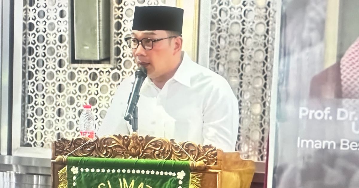 Hadiri Acara Maulid Nabi di Masjid Istiqlal, Ridwan Kamil Singgung Pesan Ibunda soal Pemimpin