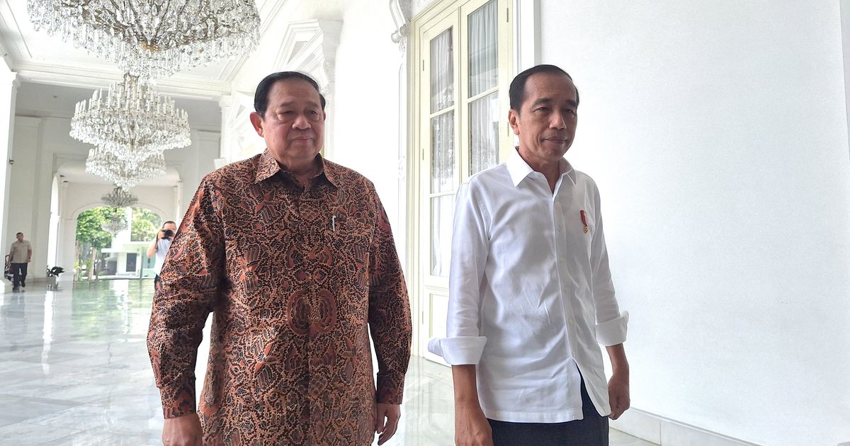 Jokowi Bertemu SBY di Istana Merdeka, Puan: Bagus Silaturahmi