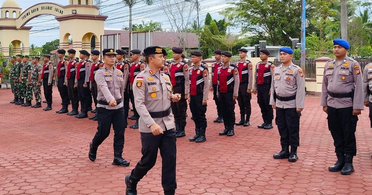 Polres Bengkalis Gelar Apel Kesiapan Pengamanan Jelang Pilkada