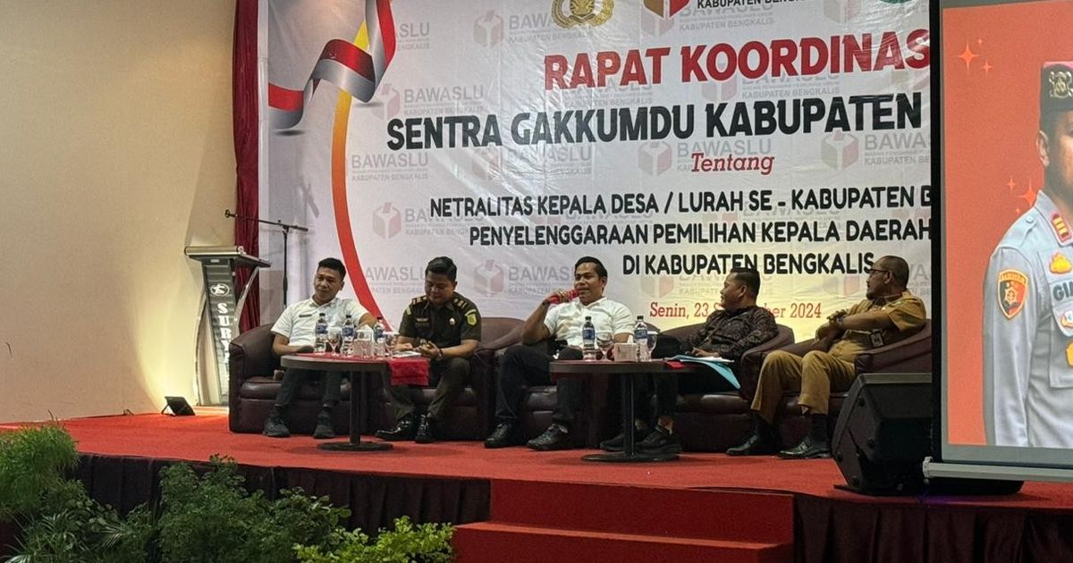 Polres Bengkalis Tekankan Netralitas Para Kepala Desa dan Lurah Saat Pilkada