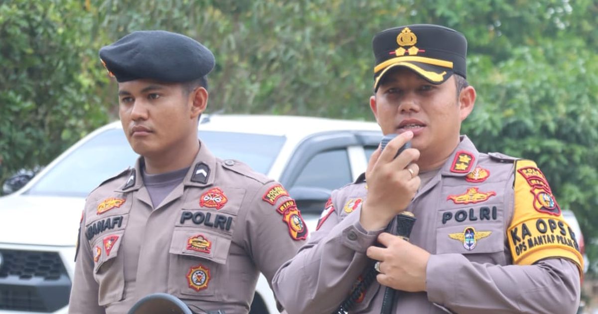 Dikawal TNI-Polri, Kapolres Pelalawan Pastikan Pengundian Nomor Urut Calon Bupati Kondusif