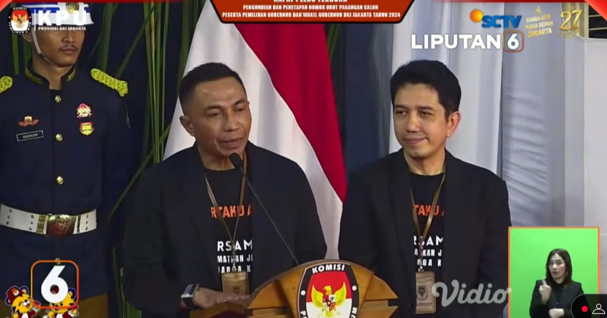 Dapat Nomor 2 di Pilgub Jakarta, Dharma-Kun: Kami Kuda Hitam!