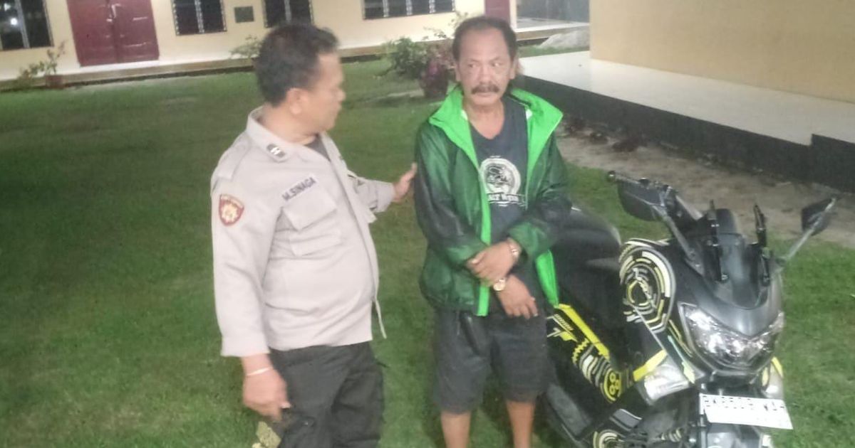 Berjaket Ojek Online, Mantan Kepala Dinas Perhubungan Siantar Curi Motor Warga