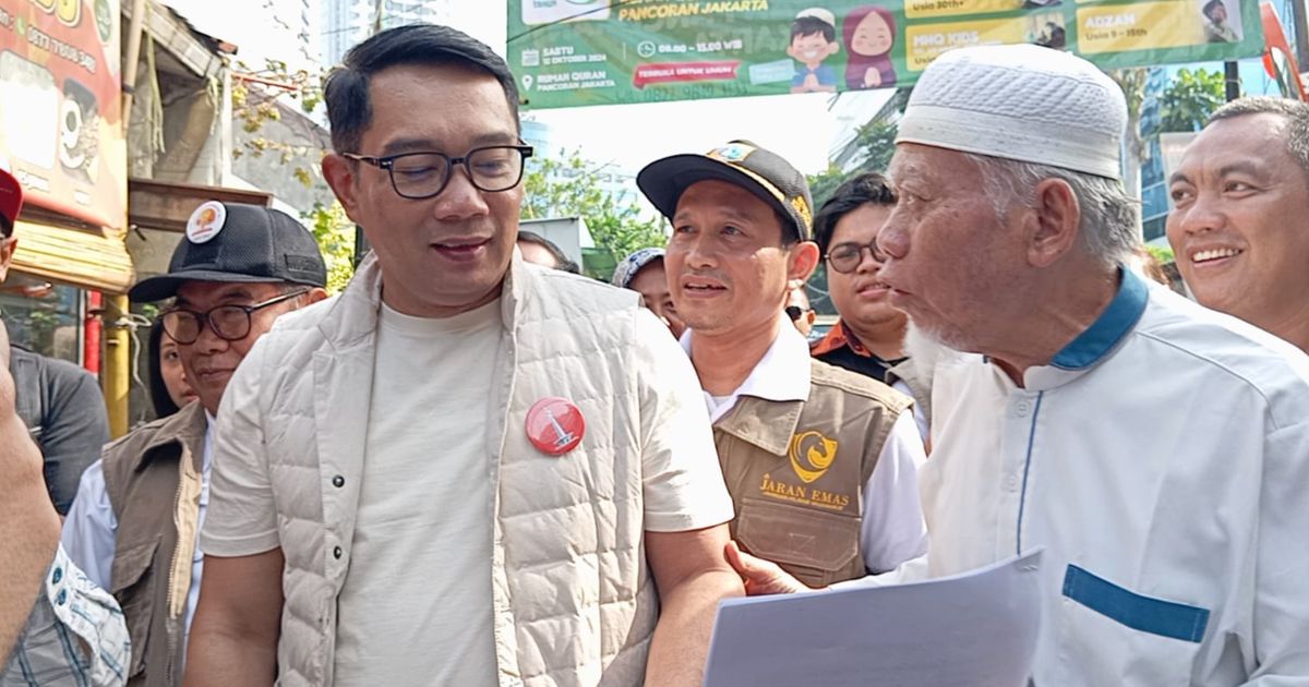 Ridwan Kamil Kampanye di Pancoran: Alhamdulillah Responsnya Baik