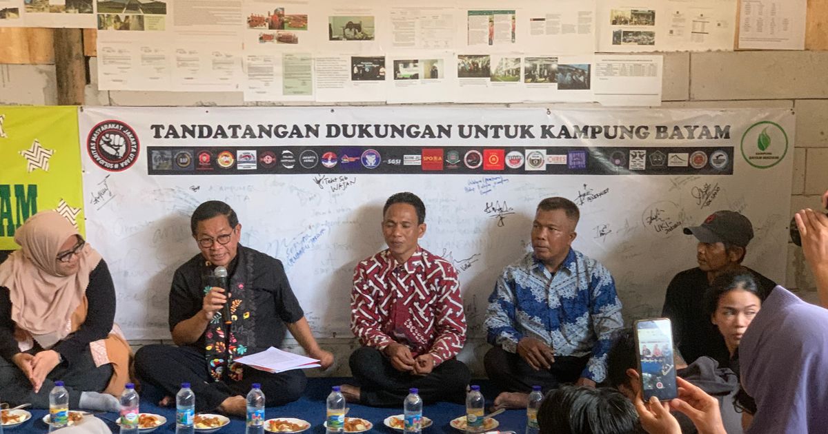 Pramono Anung Teken Kesepakatan dengan Warga Kampung Bayam, Janji Bereskan Soal Hunian