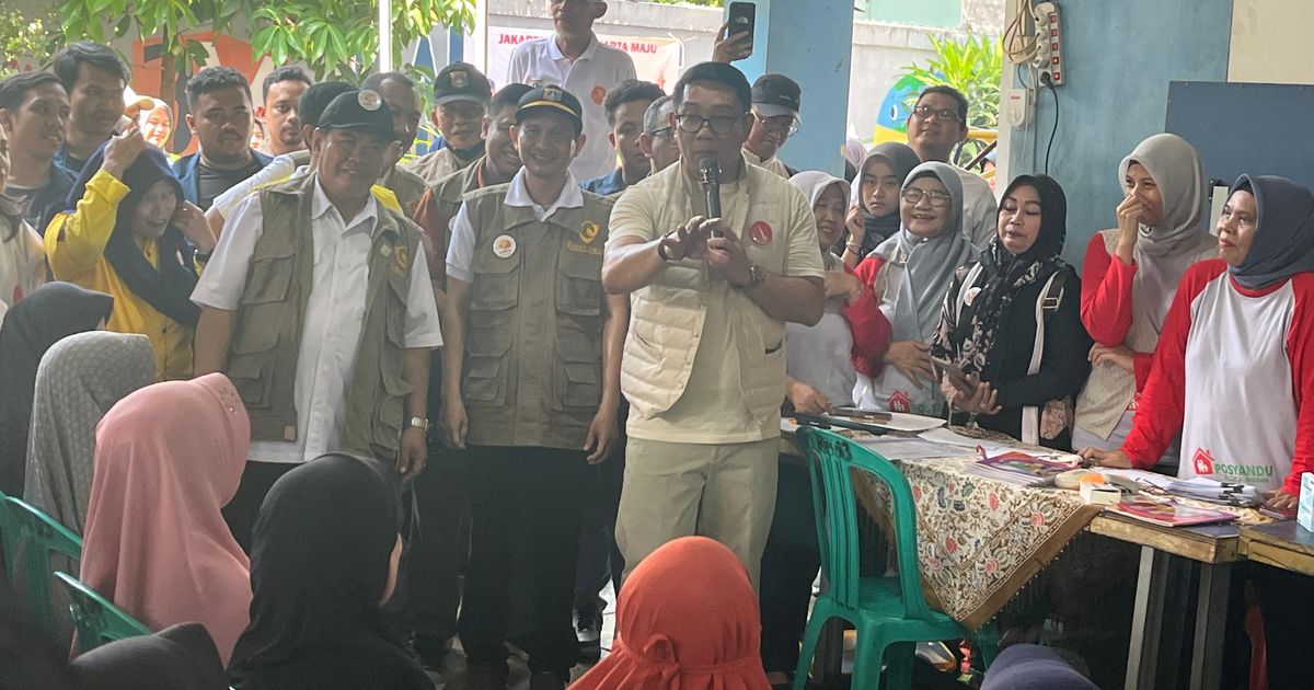 Ridwan Kamil Kampanye di Pancoran, Warga Teriak Minta Beras