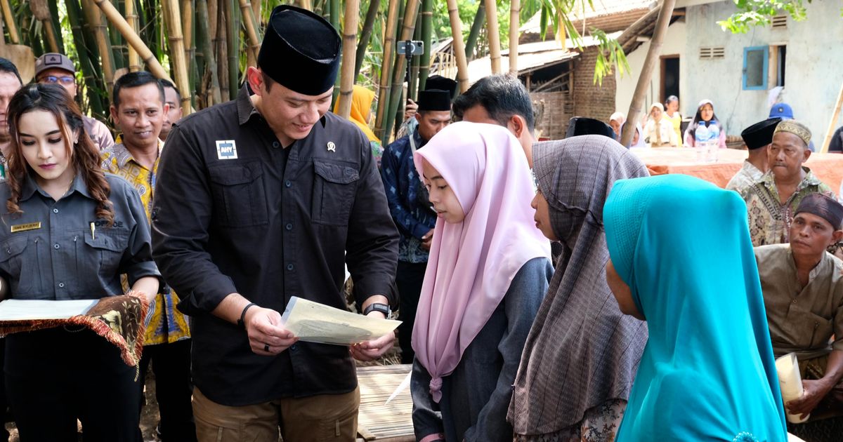 Menteri AHY Ajak Masyarakat di Pasuruan Daftarkan Tanahnya untuk Dapatkan Nilai Ekonomi dan Modal Usaha