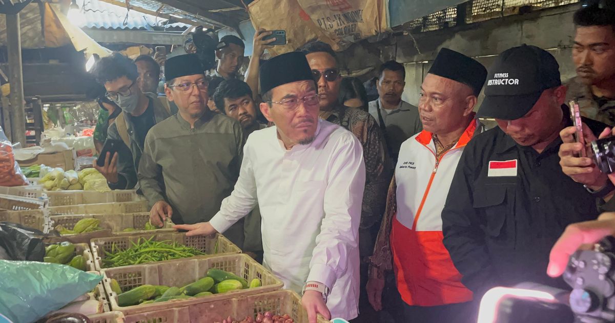 Suswono Temukan Dua Konflik Pedagang saat Blusukan di Pasar Serdang, Janjikan Bangunan Direvitalisasi