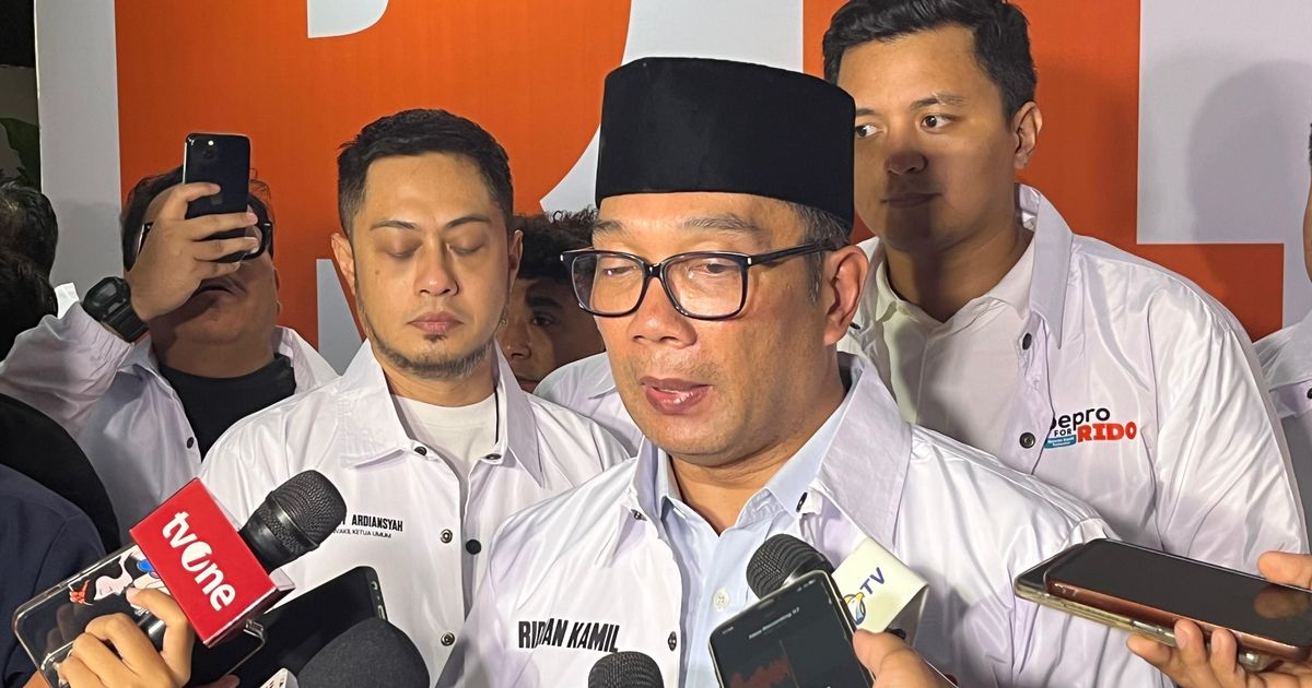 Ridwan Kamil soal Kesamaan Visi Misi dengan Anies Baswedan: Intinya Keadilan dan Kesejahteraan