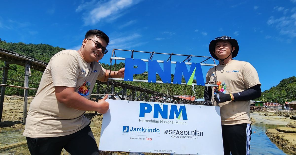 PNM Peduli Tanam Ribuan Pohon Mangrove dan Terumbu Karang di Kalimantan