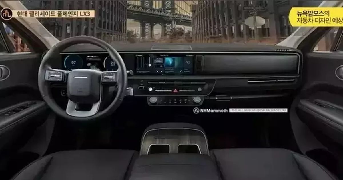 Begini Bocoran Interior Hyundai Palisade Terbaru, Lebih Elegan Dibandingkan Model Sebelumnya