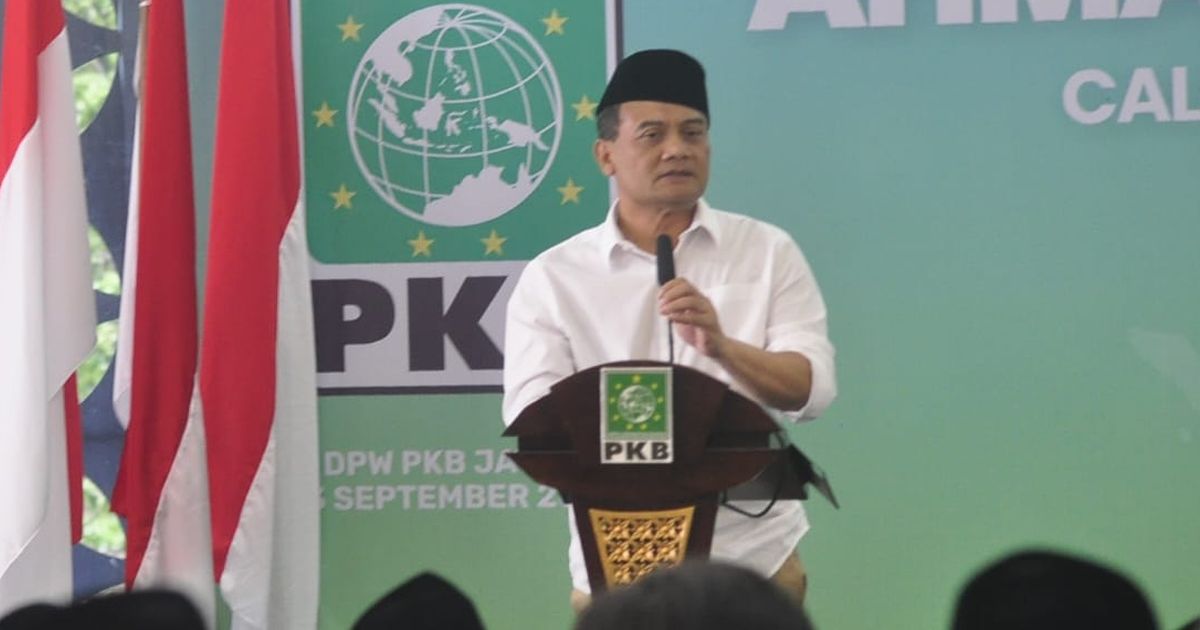 Konsolidasi di Markas PKB Jateng, Ahmad Luthfi Pamer Dukungan Jokowi