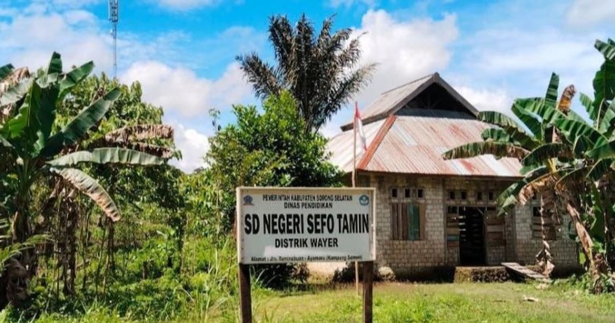 Perjuangan Kepala Kampung Hadirkan SD di Sorong Selatan, Tiga Tahun Akhirnya Terbangun tapi Cuma Satu Guru