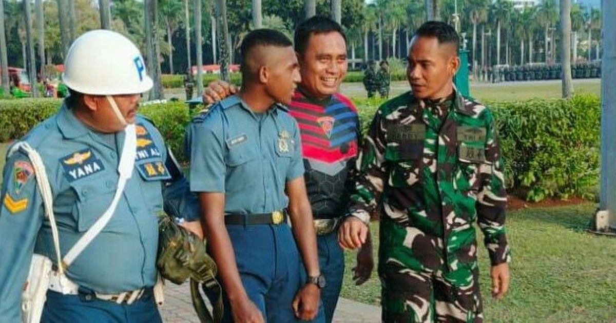 VIDEO: Perwira AL Gadungan Berbahasa Inggris di Monas, Ikut Gladi Upacara HUT ke-79 TNI