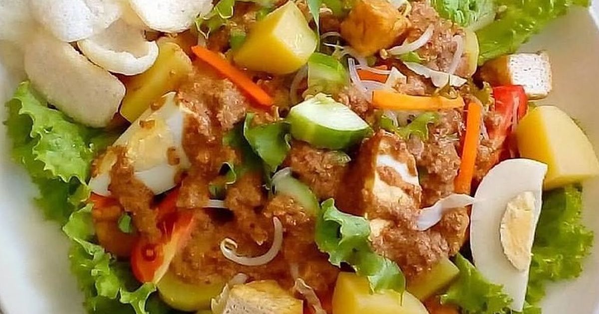 Penuh dengan Sayuran, Kenali Kandungan Nutrisi dan Kalori dari Gado-gado Serta Manfaat Kesehatan dari Mengonsumsinya