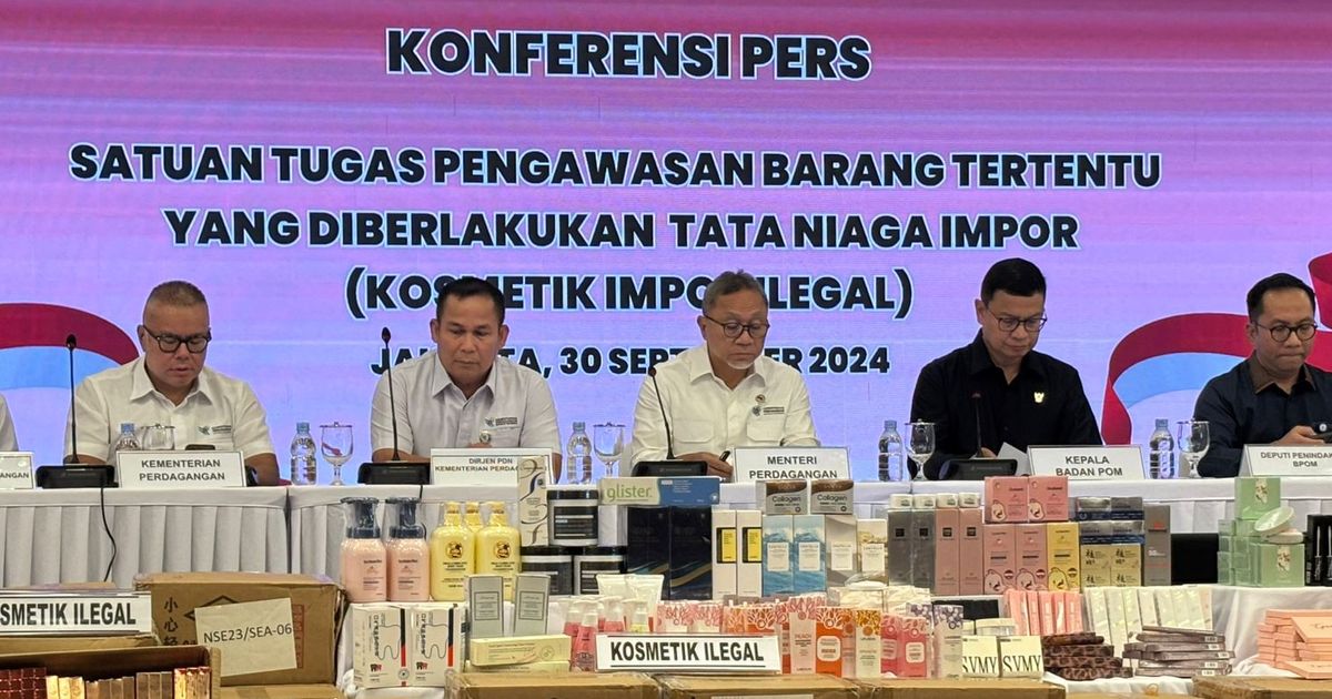 Pemerintah Amankan Kosmetik Ilegal Senilai Rp12 Miliar