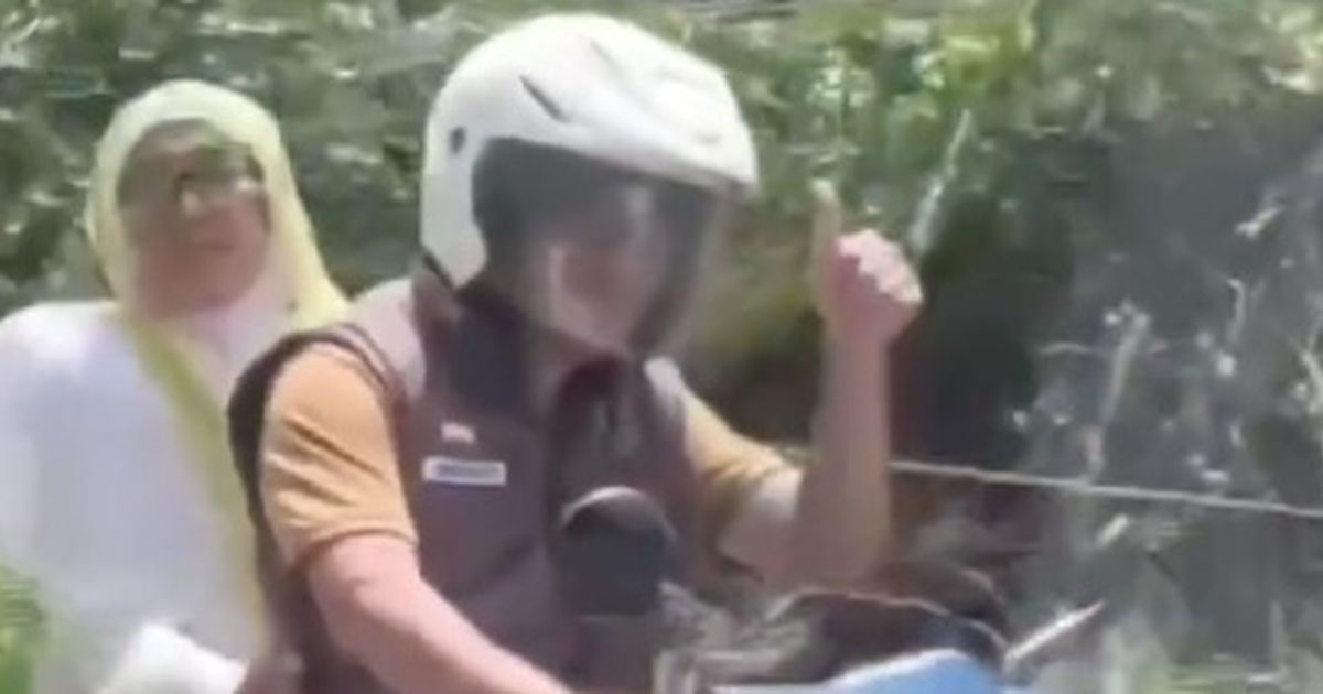 Anggota DPRD Ini Tempuh Perjalanan Jauh Naik Motor Sambil Bonceng Sang Ibu demi Saksikan Pelantikannya