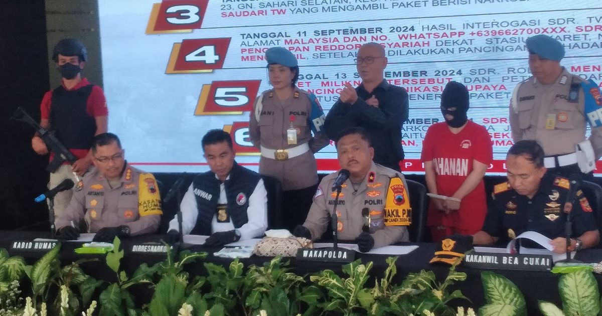 Belasan Kaleng Susu Asal Malaysia Singgah ke Semarang, Ternyata Isinya 12 Kg Sabu