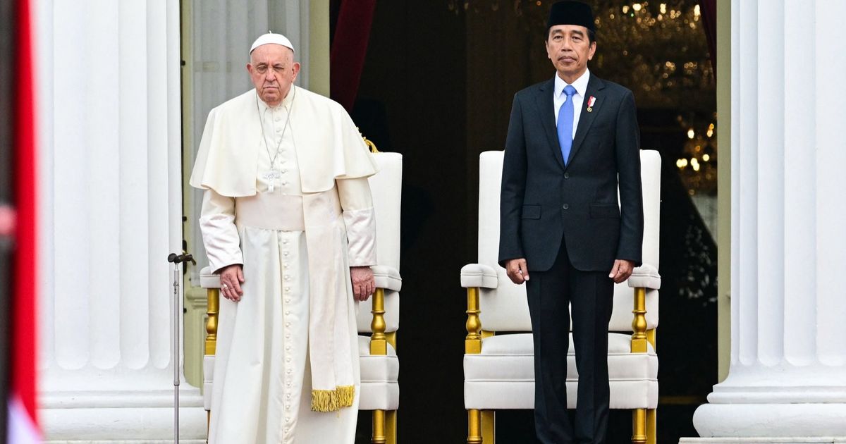 Ini Pidato Lengkap Paus Fransiskus di Istana Negara