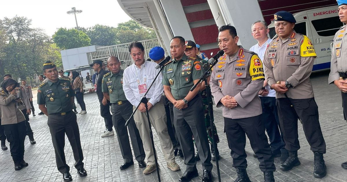 Tinjau Lokasi GBK, Kapolri dan Panglima TNI Jamin Keamanan Misa Agung Paus Fransiskus